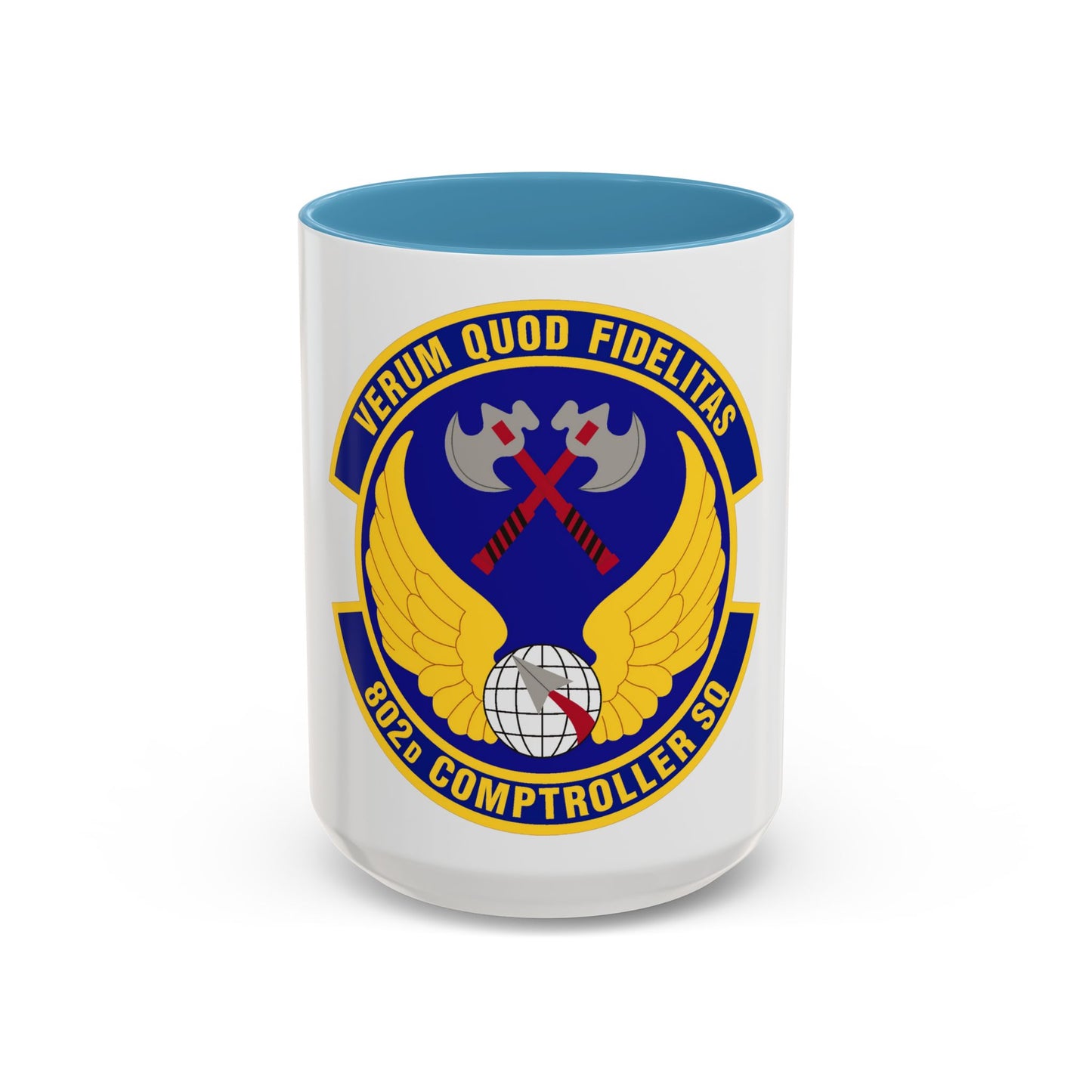802d Comptroller Squadron (U.S. Air Force) Accent Coffee Mug