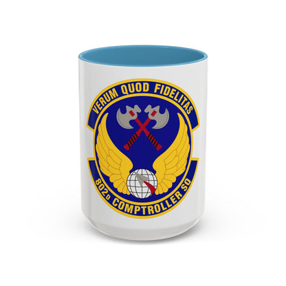 802d Comptroller Squadron (U.S. Air Force) Accent Coffee Mug