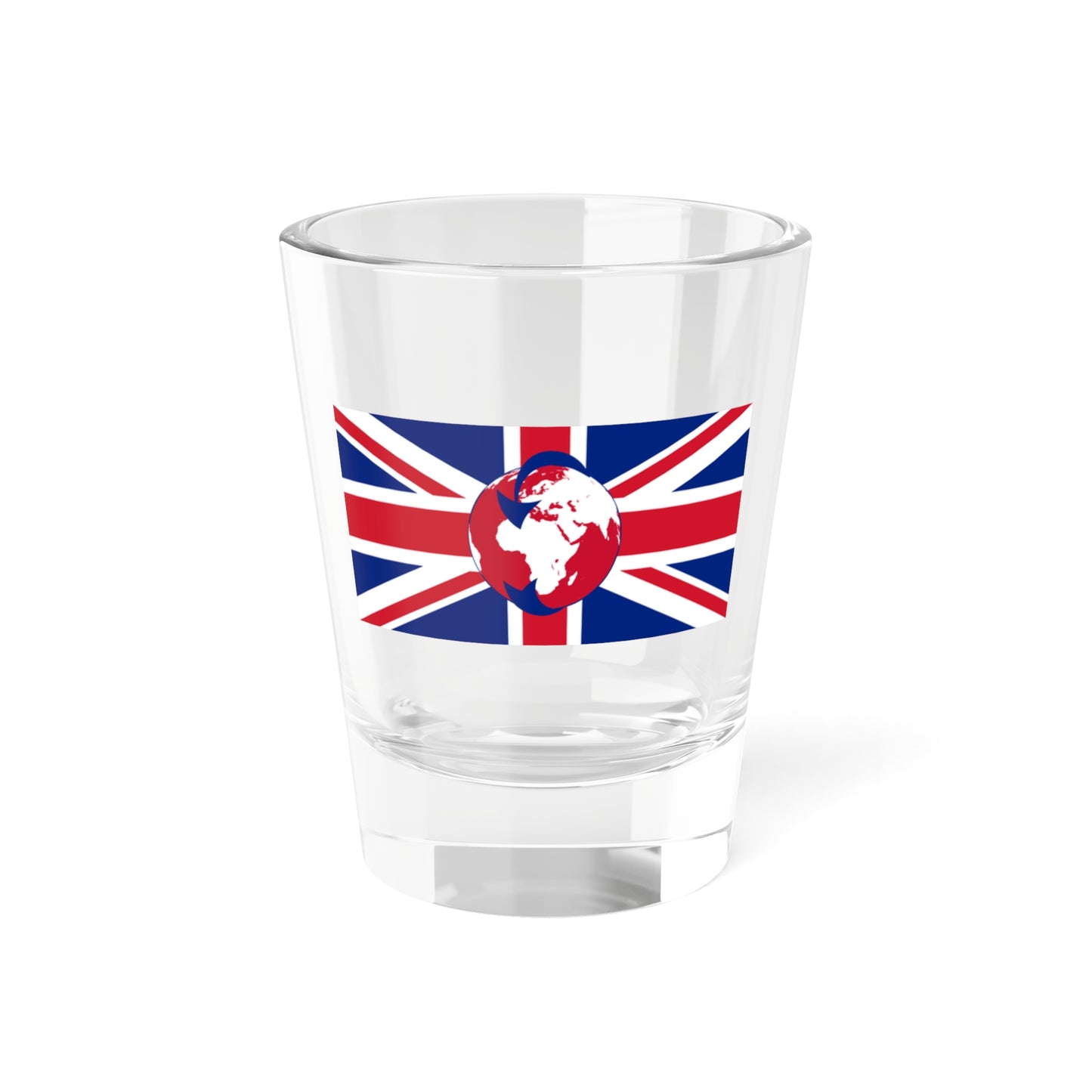 Transglobe Expedition Flag (United Kingdom) Shot Glass 1.5oz
