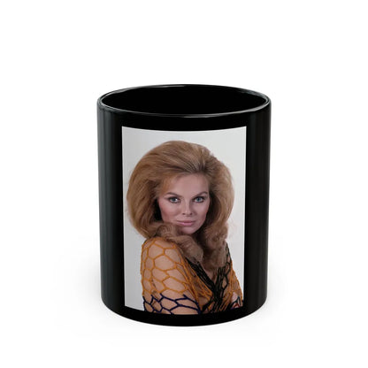 Julie Ege #222 (Vintage Female Icon) Black Coffee Mug-11oz-Go Mug Yourself