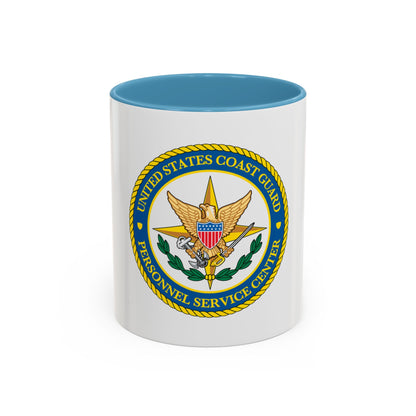 USCG Personnel Service Center (U.S. Coast Guard) Accent Coffee Mug