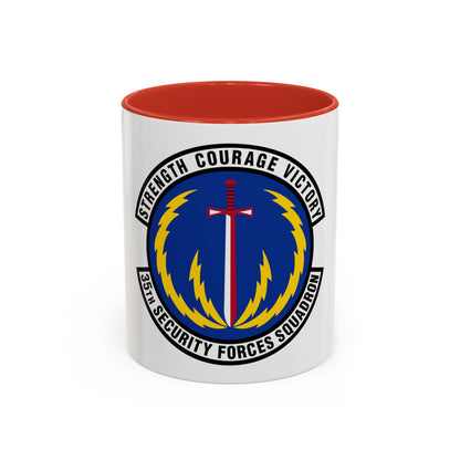 35 Security Forces Squadron PACAF (U.S. Air Force) Accent Coffee Mug