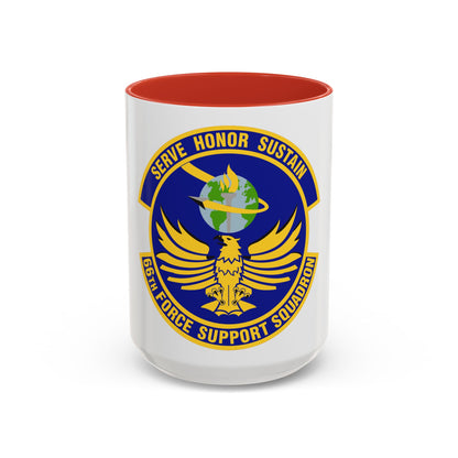 66th Force Support Squadron (U.S. Air Force) Accent Coffee Mug