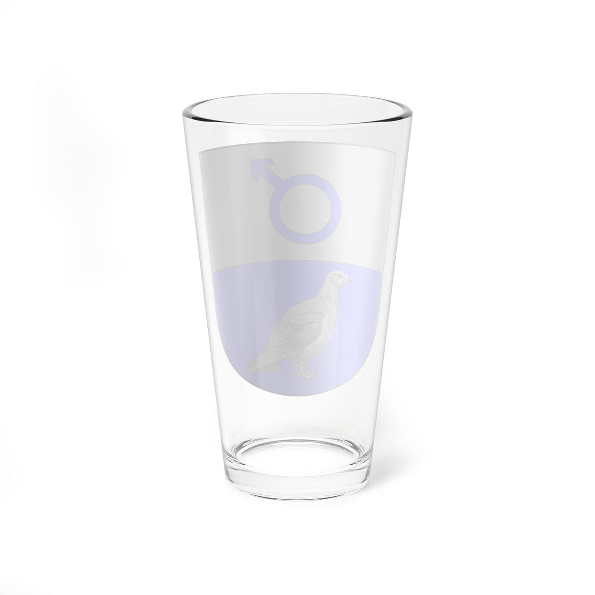 Kiruna kommunvapen (Sweden) (Coat of Arms) Pint Glass 16oz