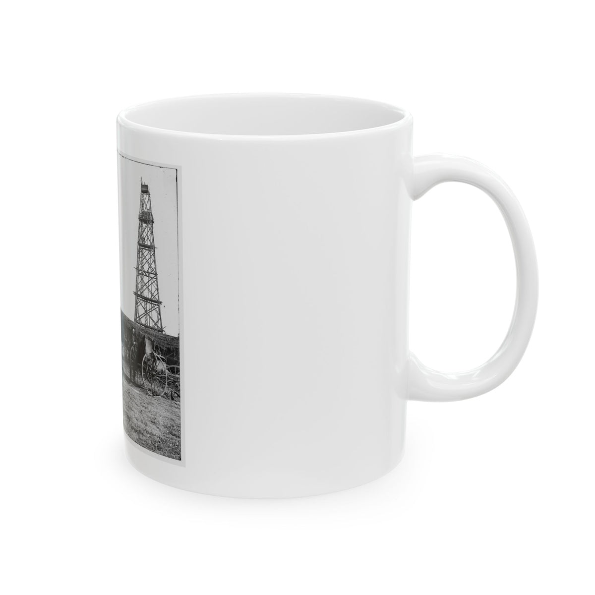 Bermuda Hundred, Va. Photographer At Butler's Signal Tower (U.S. Civil War) White Coffee Mug