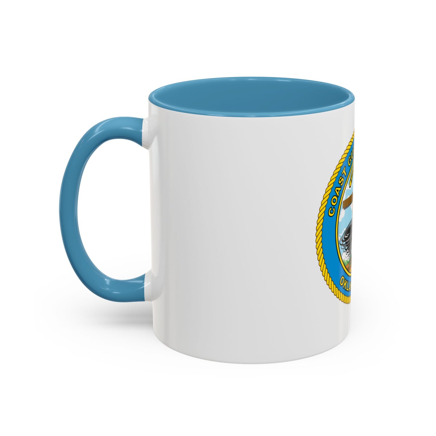 USCG Institute Oklahoma City (U.S. Coast Guard) Accent Coffee Mug