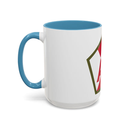 Fifteenth United States (U.S. Army) Accent Coffee Mug