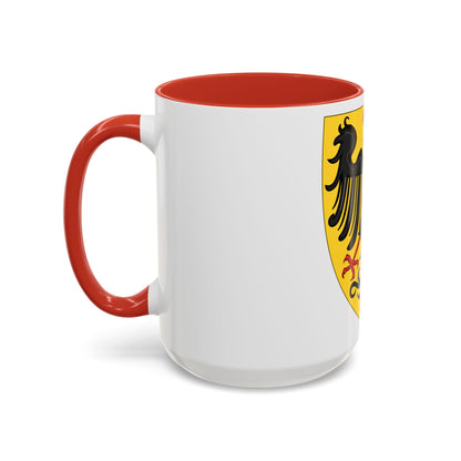 Shield and Coat of Arms of the Holy Roman Emperor (c.1300-c.1400) - Accent Coffee Mug