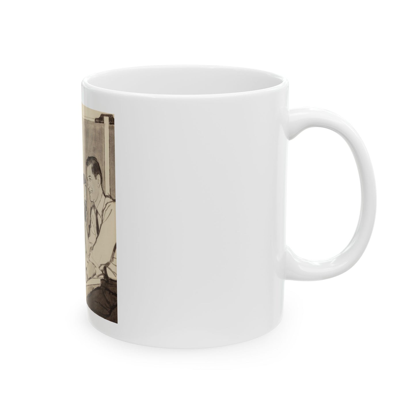 Group of Four Coca-Cola advertisements, 1960 (4) - White Coffee Mug