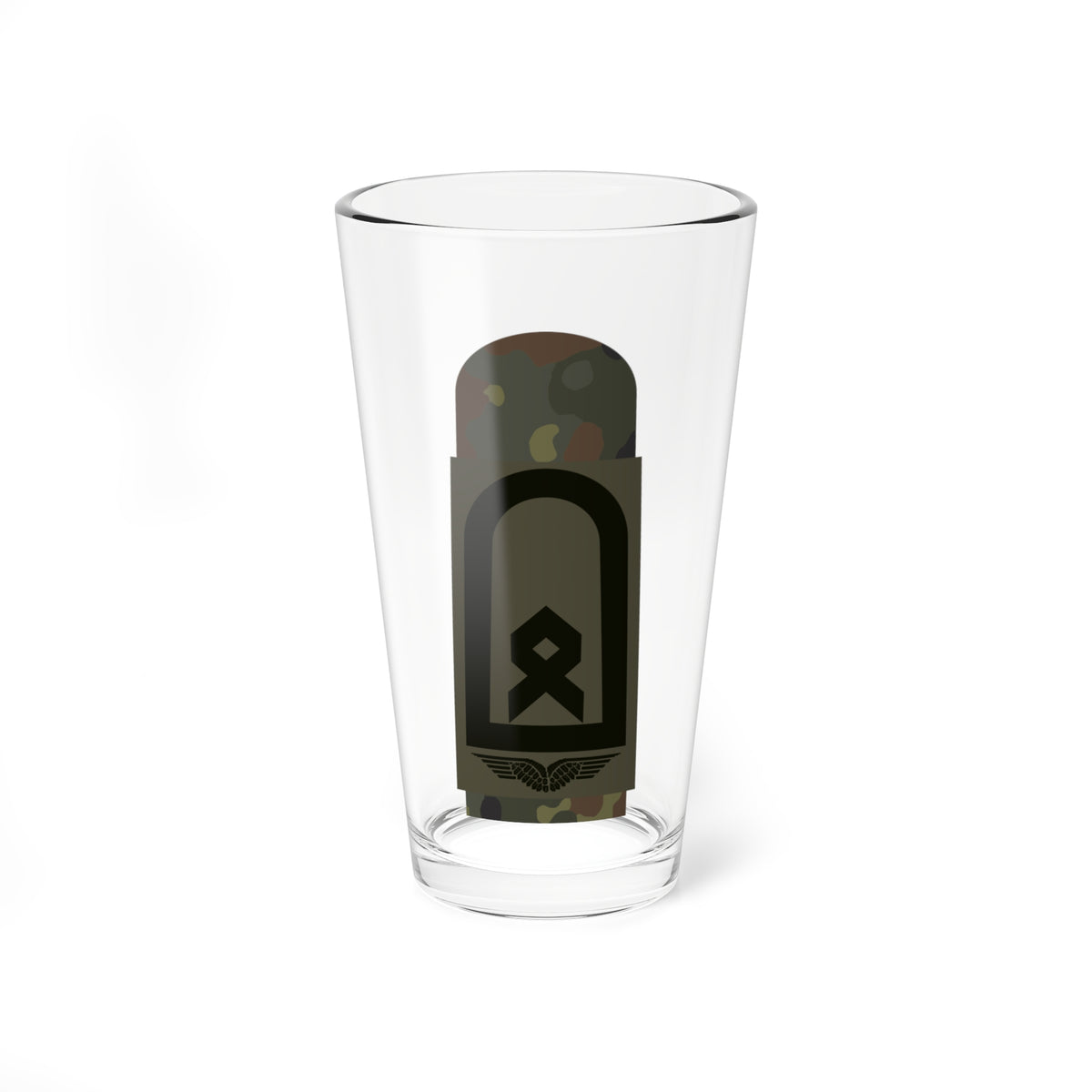 LA OS5 33 Hauptfeldwebel (Military Rank) Pint Glass 16oz