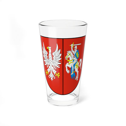 POL województwo podlaskie IRP COA alt (Belarus) (Coat of Arms) Pint Glass 16oz