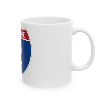 Interstate 2 (U.S. Highways) White Coffee Mug