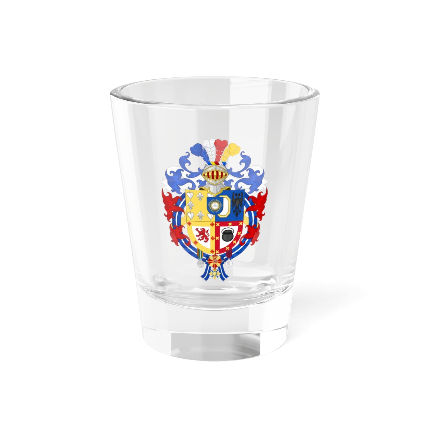Coat of Arms of Ignacio Echeverría (Spain) (Coat of Arms) Shot Glass 1.5oz