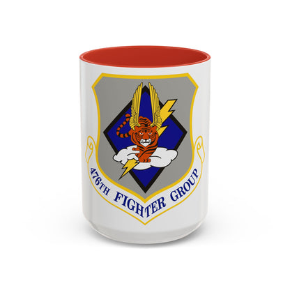 476 Fighter Group AFRC (U.S. Air Force) Accent Coffee Mug