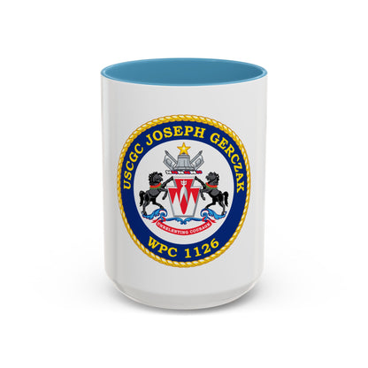 USCGC JOSEPH GERCZAK WPC 1126 (U.S. Coast Guard) Accent Coffee Mug