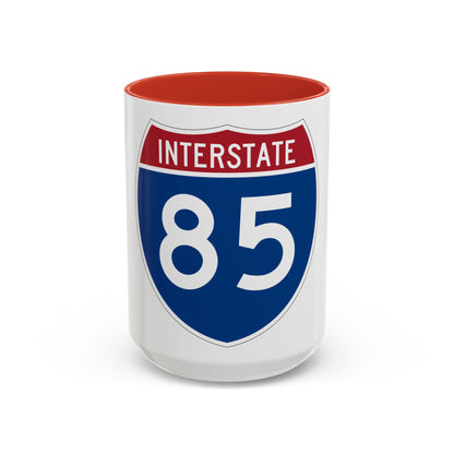 Interstate 85 (U.S. Highways) Accent Coffee Mug