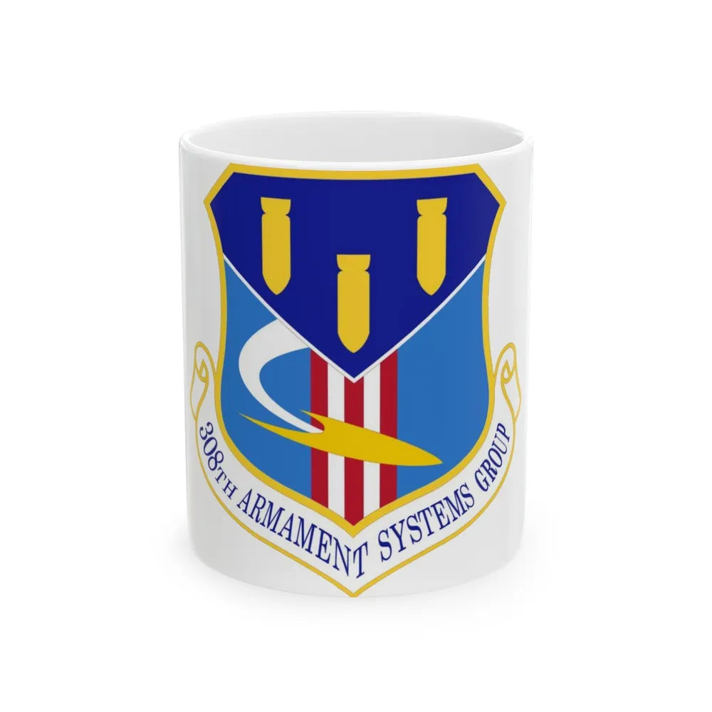 308th Armament Systems Group (U.S. Air Force) White Coffee Mug-11oz-Go Mug Yourself