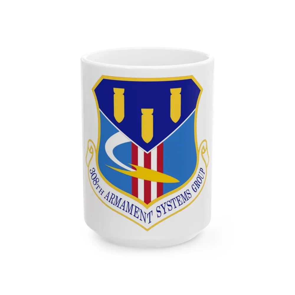 308th Armament Systems Group (U.S. Air Force) White Coffee Mug-15oz-Go Mug Yourself