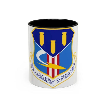 308th Armament Systems Group (U.S. Air Force) Accent Coffee Mug 11oz Black - Go Mug Yourself