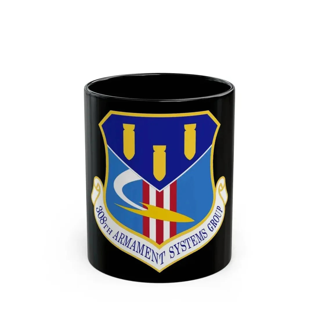 308th Armament Systems Group (U.S. Air Force) Black Coffee Mug 11oz - Go Mug Yourself