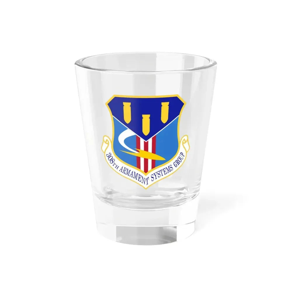 308th Armament Systems Group (U.S. Air Force) Shot Glass 1.5oz 1.5oz - Go Mug Yourself