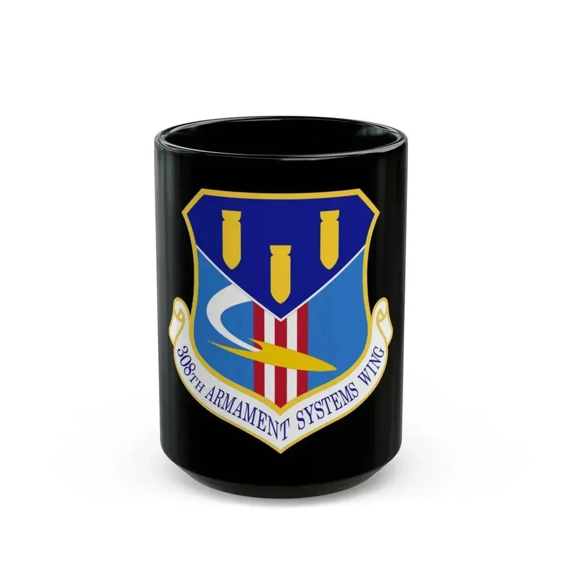 308th Armament Systems Wing (U.S. Air Force) Black Coffee Mug 15oz - Go Mug Yourself