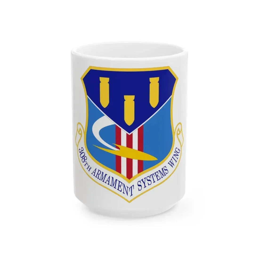 308th Armament Systems Wing (U.S. Air Force) White Coffee Mug 15oz - Go Mug Yourself