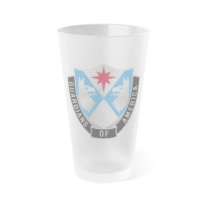 308th Military Intelligence Battalion 2 (U.S. Army) Frosted Pint Glass 16oz-Go Mug Yourself