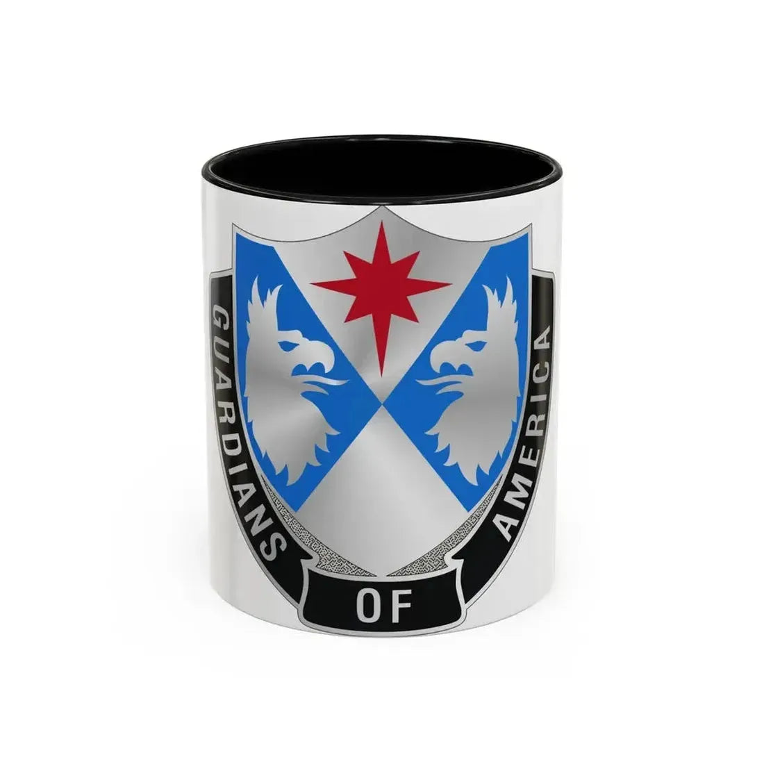 308th Military Intelligence Battalion 2 (U.S. Army) Accent Coffee Mug 11oz Black - Go Mug Yourself