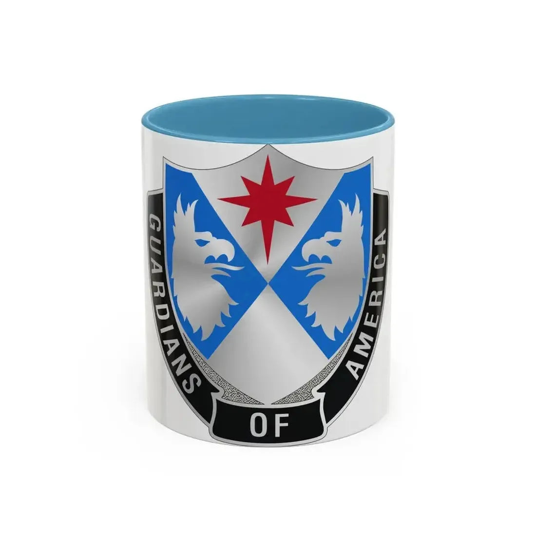 308th Military Intelligence Battalion 2 (U.S. Army) Accent Coffee Mug 11oz Light Blue - Go Mug Yourself