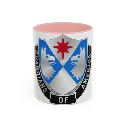 308th Military Intelligence Battalion 2 (U.S. Army) Accent Coffee Mug 11oz Pink - Go Mug Yourself