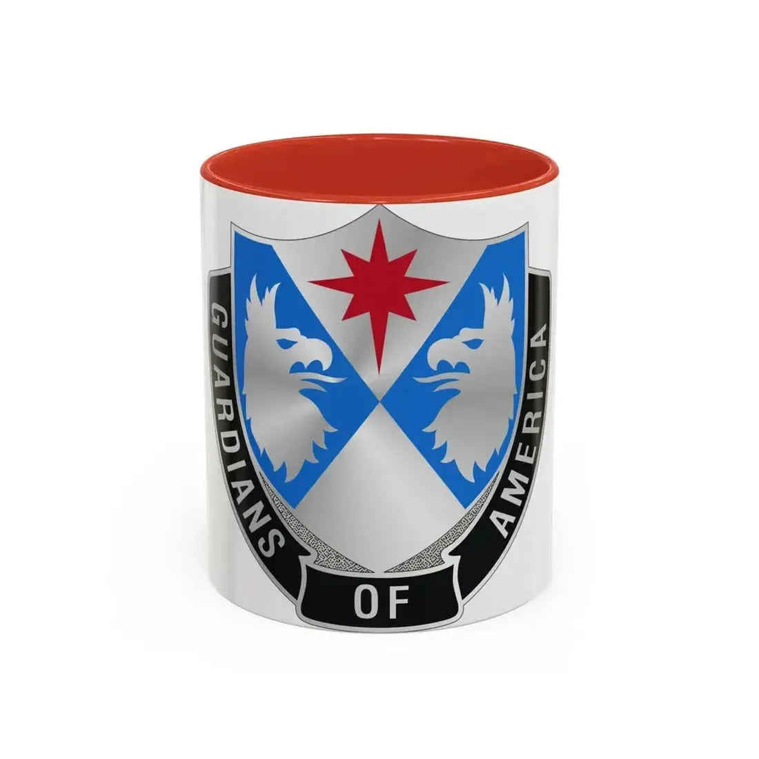 308th Military Intelligence Battalion 2 (U.S. Army) Accent Coffee Mug 11oz Red - Go Mug Yourself