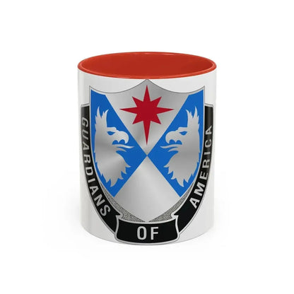 308th Military Intelligence Battalion 2 (U.S. Army) Accent Coffee Mug 11oz Red - Go Mug Yourself