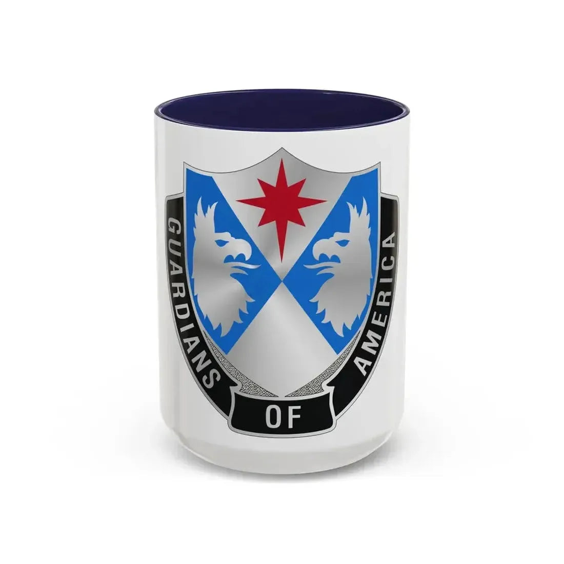 308th Military Intelligence Battalion 2 (U.S. Army) Accent Coffee Mug 15oz Navy - Go Mug Yourself