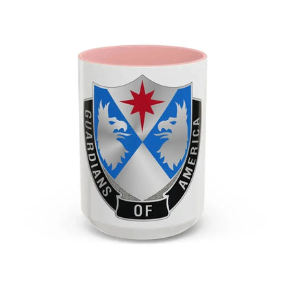 308th Military Intelligence Battalion 2 (U.S. Army) Accent Coffee Mug 15oz Pink - Go Mug Yourself