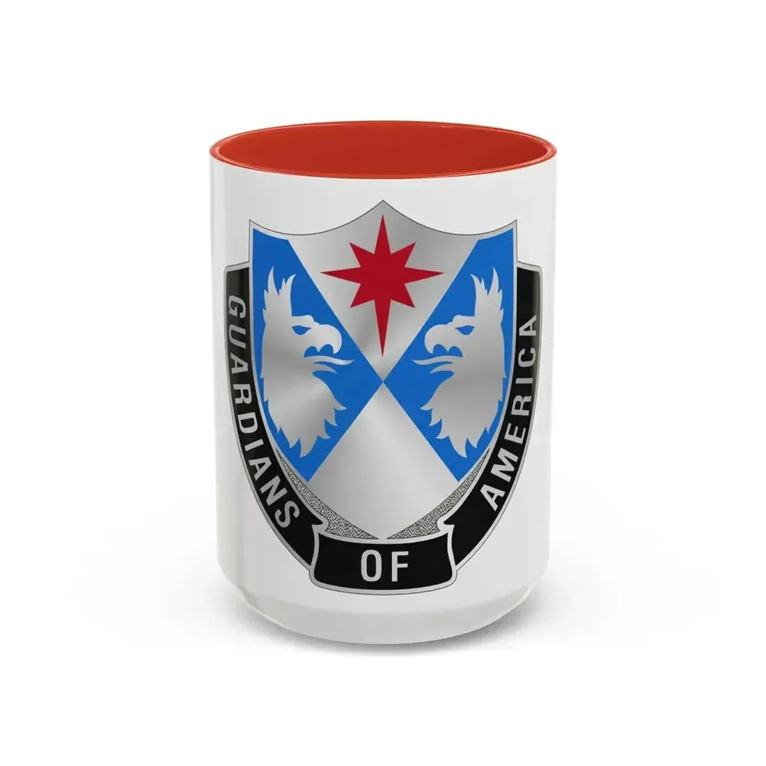308th Military Intelligence Battalion 2 (U.S. Army) Accent Coffee Mug 15oz Red - Go Mug Yourself