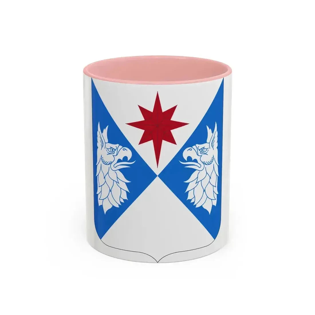 308th Military Intelligence Battalion (U.S. Army) Accent Coffee Mug 11oz Pink - Go Mug Yourself