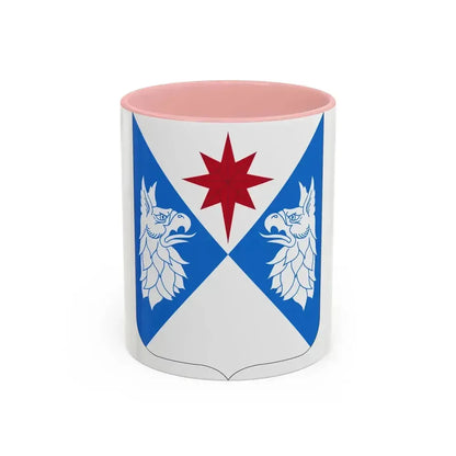 308th Military Intelligence Battalion (U.S. Army) Accent Coffee Mug 11oz Pink - Go Mug Yourself