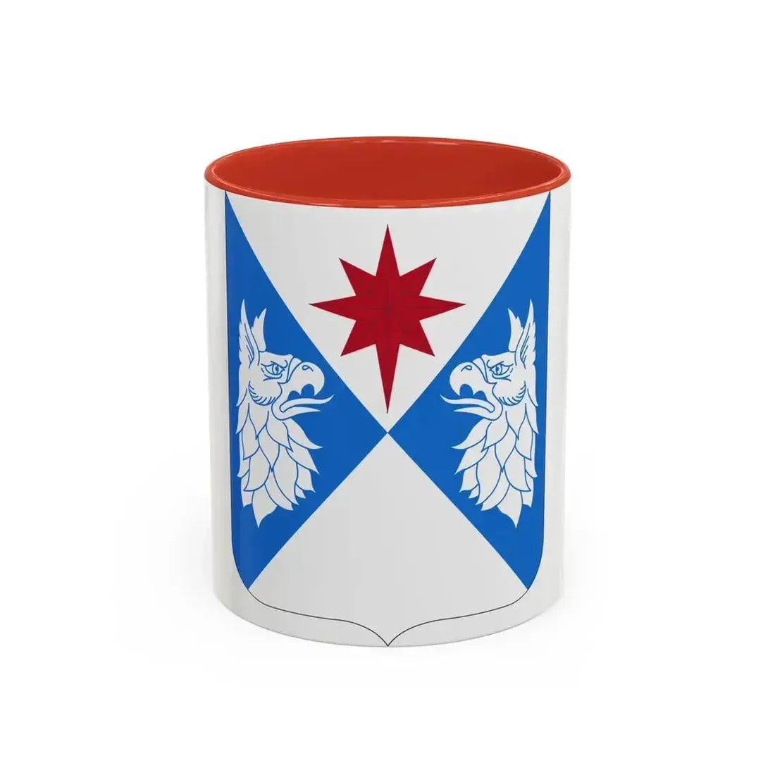 308th Military Intelligence Battalion (U.S. Army) Accent Coffee Mug 11oz Red - Go Mug Yourself