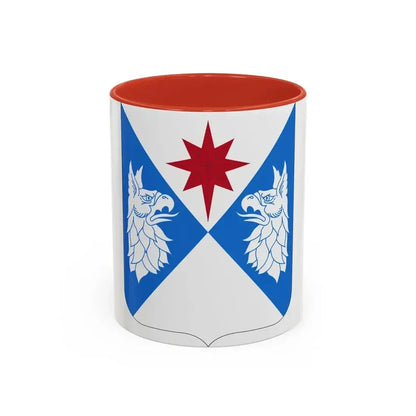 308th Military Intelligence Battalion (U.S. Army) Accent Coffee Mug 11oz Red - Go Mug Yourself