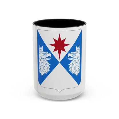 308th Military Intelligence Battalion (U.S. Army) Accent Coffee Mug 15oz Black - Go Mug Yourself