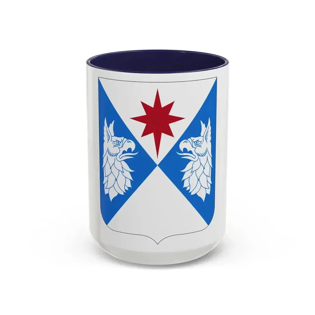 308th Military Intelligence Battalion (U.S. Army) Accent Coffee Mug 15oz Navy - Go Mug Yourself