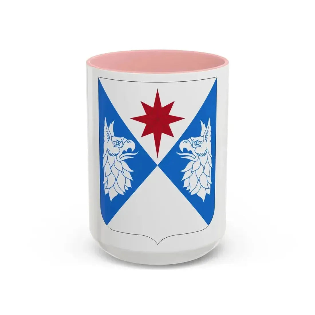 308th Military Intelligence Battalion (U.S. Army) Accent Coffee Mug 15oz Pink - Go Mug Yourself