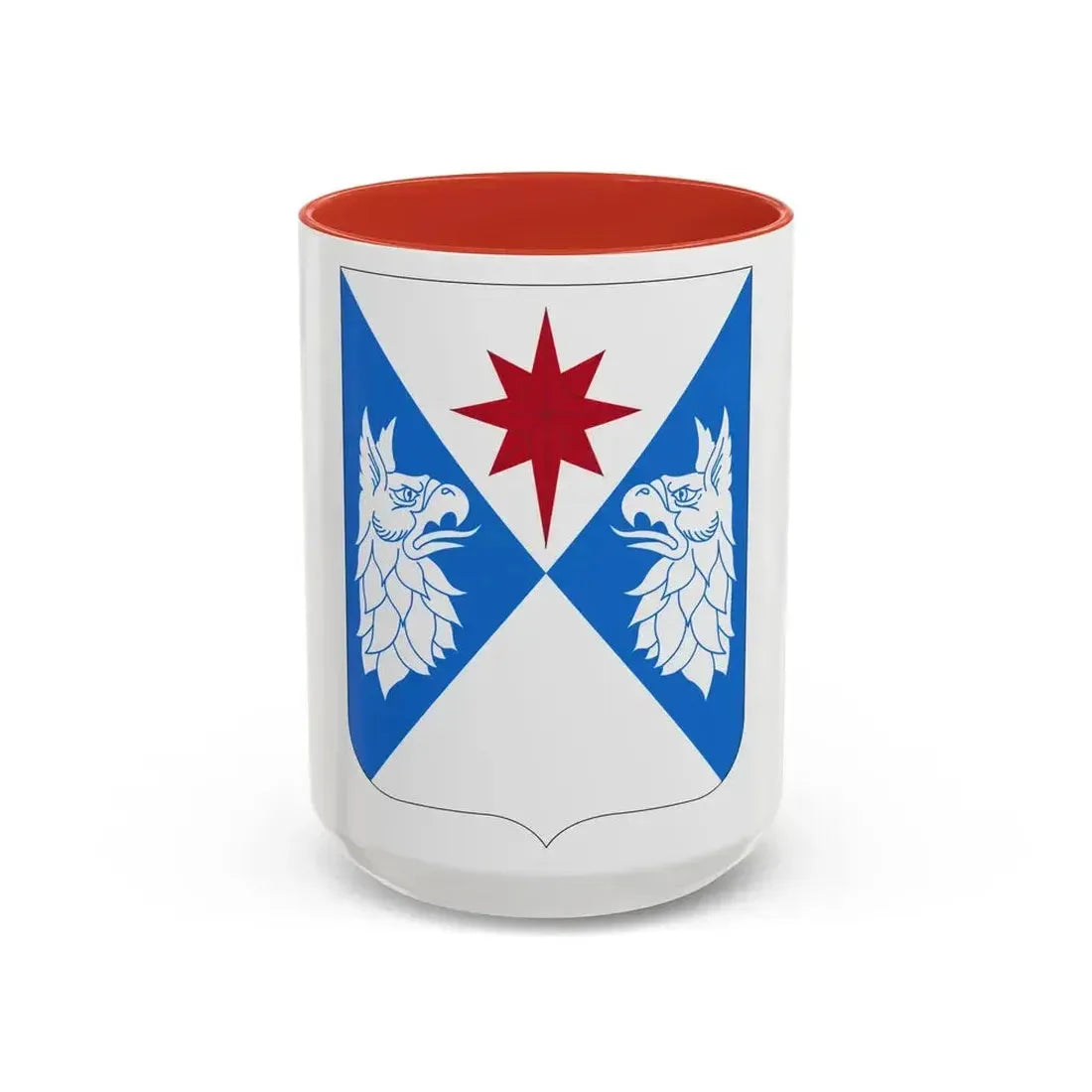 308th Military Intelligence Battalion (U.S. Army) Accent Coffee Mug 15oz Red - Go Mug Yourself