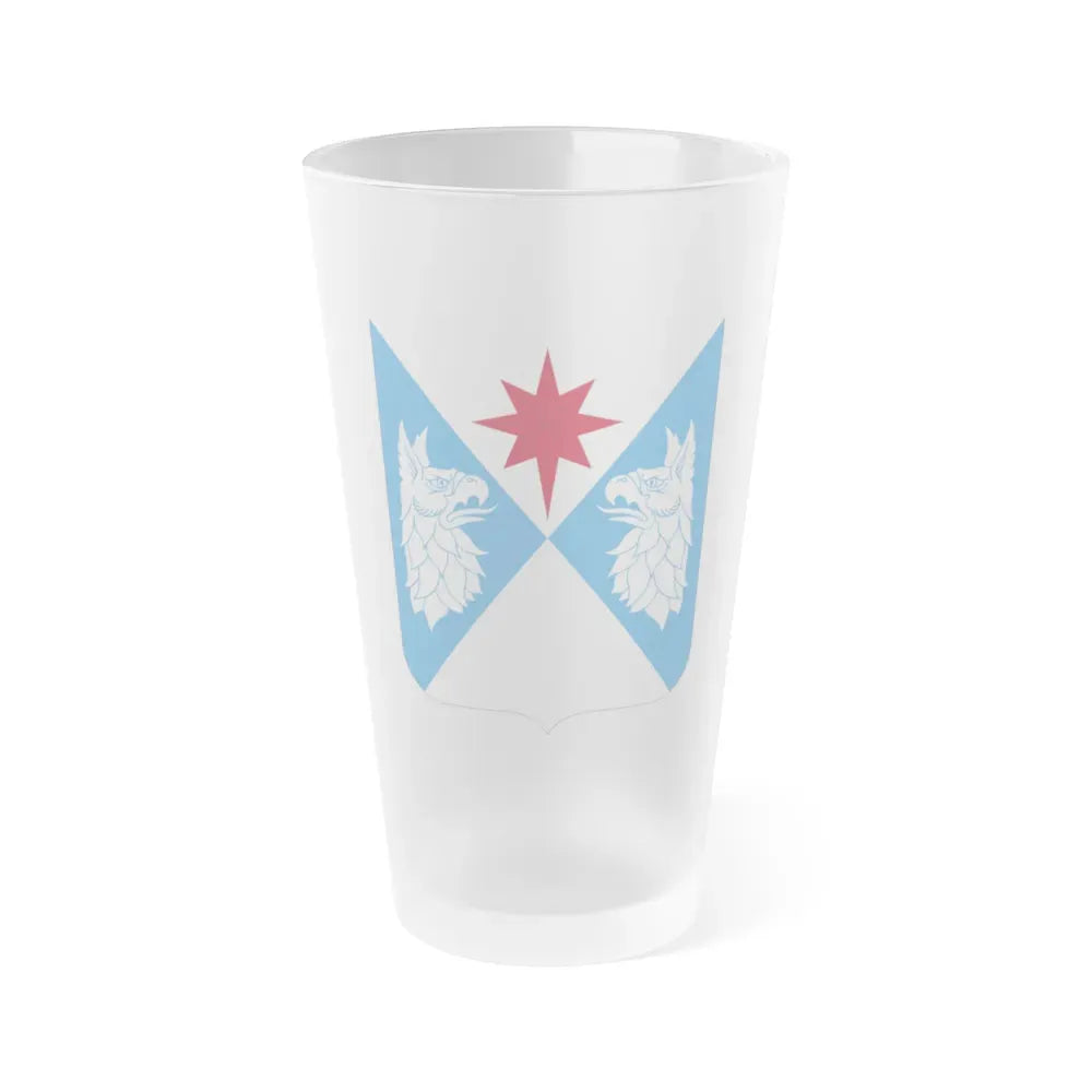 308th Military Intelligence Battalion (U.S. Army) Frosted Pint Glass 16oz Default Title - Go Mug Yourself