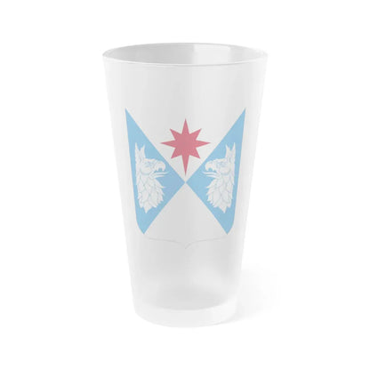 308th Military Intelligence Battalion (U.S. Army) Frosted Pint Glass 16oz Default Title - Go Mug Yourself