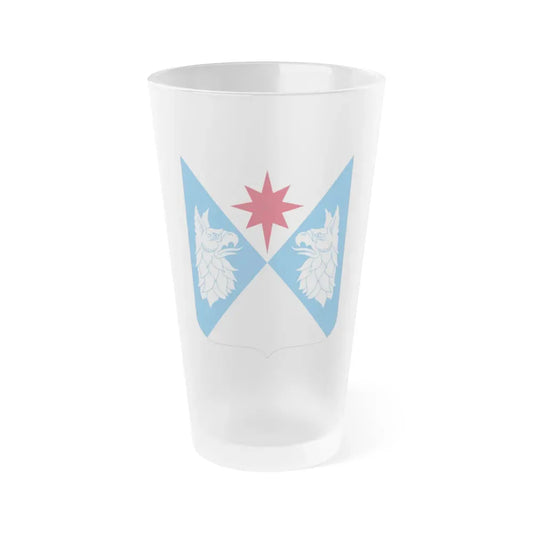 308th Military Intelligence Battalion (U.S. Army) Frosted Pint Glass 16oz Default Title - Go Mug Yourself