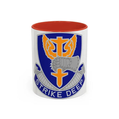 309 Aviation Battalion 2 (U.S. Army) Accent Coffee Mug 11oz Red - Go Mug Yourself