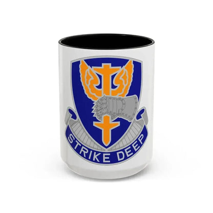 309 Aviation Battalion 2 (U.S. Army) Accent Coffee Mug 15oz Black - Go Mug Yourself