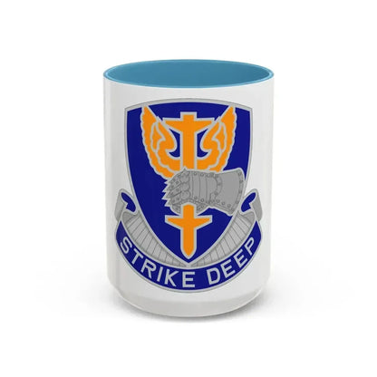 309 Aviation Battalion 2 (U.S. Army) Accent Coffee Mug 15oz Light Blue - Go Mug Yourself